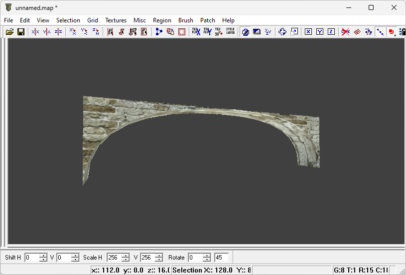 Correctly aligned texture on patch mesh