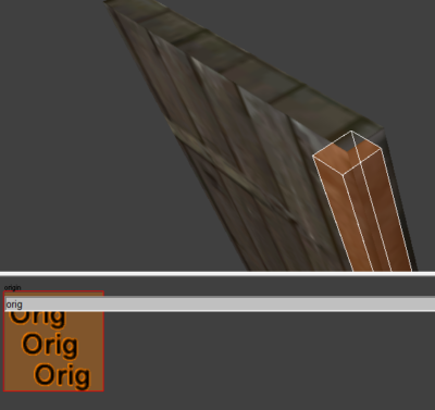 Origin texture applied to helper brush