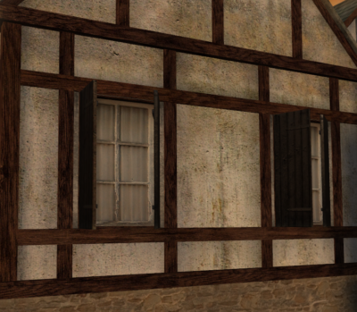 Animated shutter in-game